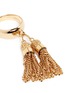 Detail View - Click To Enlarge - CHLOÉ - 'Lynn' chain tassel charm brass ring