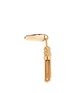 Figure View - Click To Enlarge - CHLOÉ - 'Lynn' chain tassel charm brass ring