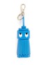 Main View - Click To Enlarge - ANYA HINDMARCH - 'Ghost' character tassel leather keyring