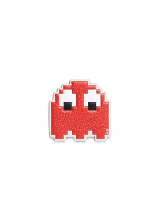 Main View - Click To Enlarge - ANYA HINDMARCH - 'Pac-Man Ghost' embossed leather sticker