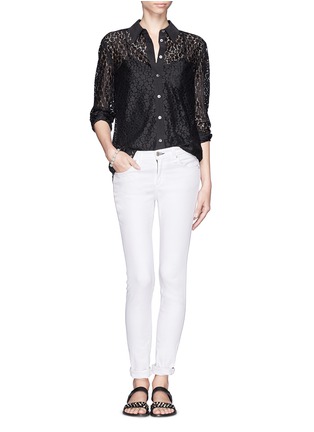 Figure View - Click To Enlarge - EQUIPMENT - 'Reese' floral lace shirt