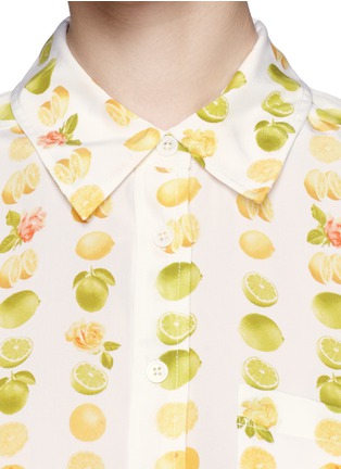 Detail View - Click To Enlarge - EQUIPMENT - 'Brett' citrus print shirt