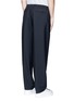 Back View - Click To Enlarge - BALENCIAGA - Relaxed fit seamless wool-Mohair jogging pants