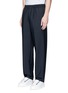 Front View - Click To Enlarge - BALENCIAGA - Relaxed fit seamless wool-Mohair jogging pants