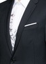 Detail View - Click To Enlarge - NEIL BARRETT - Slim fit diamond jacquard chalk stripe wool suit