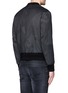 Back View - Click To Enlarge - NEIL BARRETT - Camouflage pinstripe bomber jacket