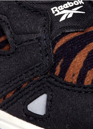 Detail View - Click To Enlarge - REEBOK - x Disney 'Versa Pump Fury JB' zebra print toddler sneakers