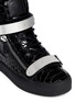 Detail View - Click To Enlarge - 73426 - 'London' croc-embossed leather high-top sneakers