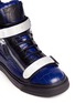 Detail View - Click To Enlarge - 73426 - 'May London' croc-embossed leather high-top sneakers