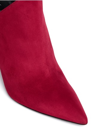 Detail View - Click To Enlarge - 73426 - 'Lucrezia' V cutout suede ankle boots