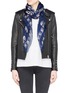 Figure View - Click To Enlarge - ALEXANDER MCQUEEN - Classic skull silk chiffon scarf