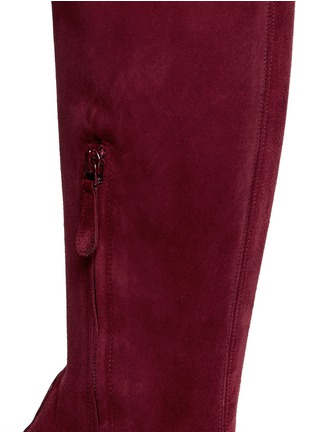 Detail View - Click To Enlarge - ALEXANDER MCQUEEN - Stud suede leather boots