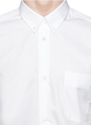 Detail View - Click To Enlarge - MAURO GRIFONI - Button down collar poplin shirt