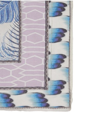 Detail View - Click To Enlarge - FALIERO SARTI - Botanical Aztec print modal-silk scarf
