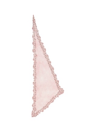 Main View - Click To Enlarge - FALIERO SARTI - 'Glicine' floral lace border triangle scarf