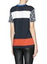 Back View - Click To Enlarge - PRABAL GURUNG - Graphic modal jersey T-shirt