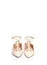 Figure View - Click To Enlarge - VALENTINO GARAVANI - Rockstud caged patent leather flats