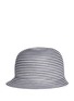 Figure View - Click To Enlarge - ARMANI COLLEZIONI - Stripe woven cloche hat