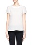 Main View - Click To Enlarge - ARMANI COLLEZIONI - Peter Pan collar blouse
