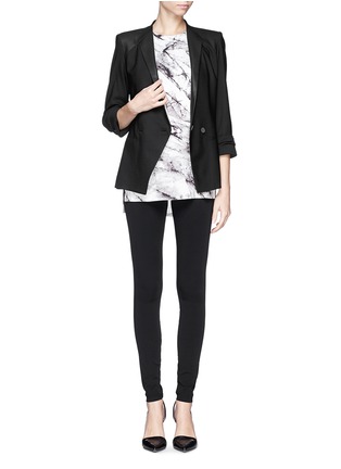 Figure View - Click To Enlarge - HELMUT LANG - Stretch jersey leggings