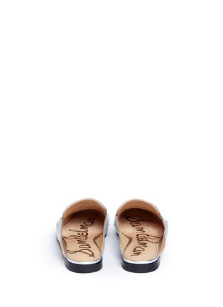 Back View - Click To Enlarge - SAM EDELMAN - 'Perri' leather loafer slides