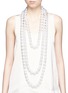 Figure View - Click To Enlarge - KENNETH JAY LANE - Glass pearl necklace