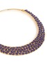 Detail View - Click To Enlarge - KENNETH JAY LANE - Resin bead gold plated torque necklace
