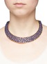 Figure View - Click To Enlarge - KENNETH JAY LANE - Resin bead gold plated torque necklace