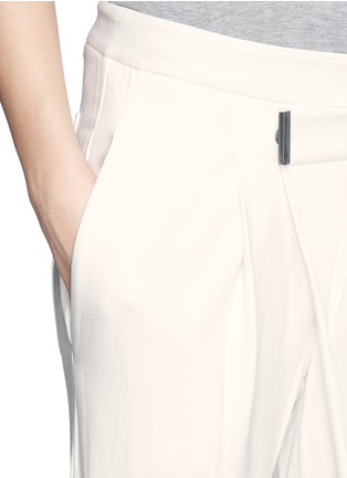 Detail View - Click To Enlarge - HELMUT LANG - 'Origami' jersey pants