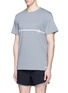 Front View - Click To Enlarge - THE UPSIDE - 'Fine Line' arrow print performance T-shirt