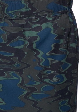 Detail View - Click To Enlarge - THE UPSIDE - 'Camo 2.0.' welded seam performance drawstring shorts