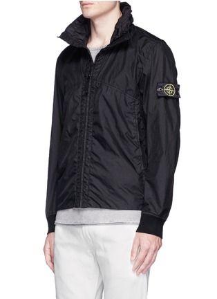 Front View - Click To Enlarge - STONE ISLAND - 'Membrana 3L TC' packable hood blouson jacket