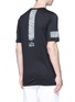 Back View - Click To Enlarge - STONE ISLAND - Geometric print Mako cotton T-shirt
