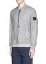 Front View - Click To Enlarge - STONE ISLAND - 'Lucid' garment dye bomber jacket