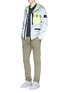 Figure View - Click To Enlarge - STONE ISLAND - 'Mussola Gommata' reflective field jacket