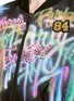 Detail View - Click To Enlarge - MARC JACOBS - Embellished graffiti print shrunken bomber jacket