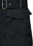 Detail View - Click To Enlarge - ACNE STUDIOS - 'Peri' belted wool mini skirt