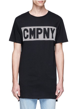 Main View - Click To Enlarge - TOPMAN - 'Company' print cotton T-shirt