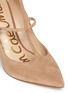 Detail View - Click To Enlarge - SAM EDELMAN - 'Hayes' caged suede pumps