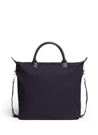 Back View - Click To Enlarge - WANT LES ESSENTIELS - 'O'Hare' organic cotton canvas shopper tote