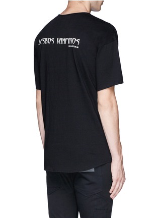 Back View - Click To Enlarge - SIKI IM / DEN IM - 'VAMPYROS LESBOS' print oversized T-shirt