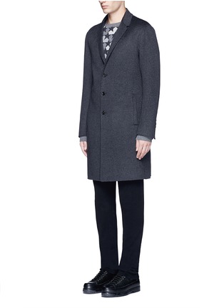 Front View - Click To Enlarge - PORTS 1961 - Wool-angora-cashmere flannel coat