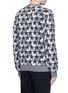 Back View - Click To Enlarge - PORTS 1961 - Star camouflage jacquard wool sweater