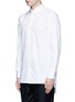 Front View - Click To Enlarge - PORTS 1961 - Side tie stretch cotton poplin shirt