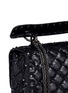  - VALENTINO GARAVANI - 'Rockstud Spike' large cracked effect leather bag