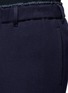 Detail View - Click To Enlarge - SACAI - Windbreaker trim drawstring jersey sweatpants
