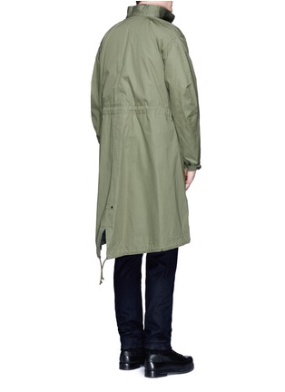 Back View - Click To Enlarge - SACAI - Vest underlay padded military coat