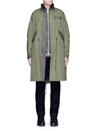 Main View - Click To Enlarge - SACAI - Vest underlay padded military coat
