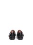 Back View - Click To Enlarge - THOM BROWNE  - Pebble leather penny loafers