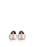 Back View - Click To Enlarge - THOM BROWNE  - Suede toe cap leather sneakers